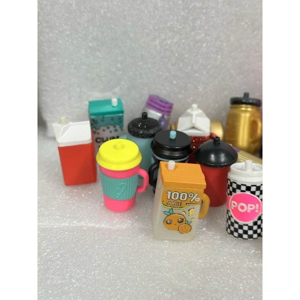 L.O.L. Surprise! Lot Bottles Accessories Dolls Juice Water Soda Lot of 35 Pieces